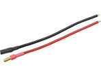 Konektor złocony 3.5mm M+F kabel 14AWG 10cm (1para