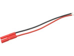 Konektor złocony 2.0mm żeński kabel 20AWG 10cm (1)