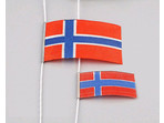 ROMARIN Flaga Norwegii 25x40mm/15x30mm