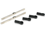 Turnbuckles 4mm X 98mm w/ Ends: 8T