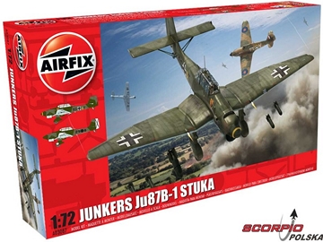 Airfix Junkers JU87 Stuka (1:72) nowa forma / AF-A03087