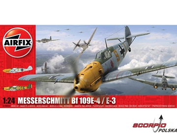 Classic Kit samolot Messerschmitt Bf109 E 1:24 / AF-A12002A