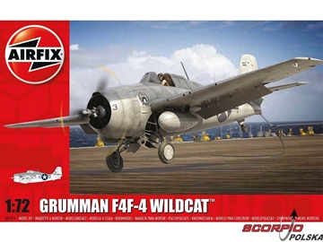 Airfix Grumman Wildcat F4F-4 (1:72) nowa forma (set) / AF-A55214