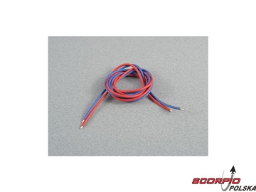 Kabel silikonowy 2.5mm x 1m czerwony / niebieski / FO-LGL-SW025