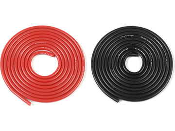 Kabel silikonowy 0.9mm2 18AWG czerwony+czarny (1+1 / GF-1340-005