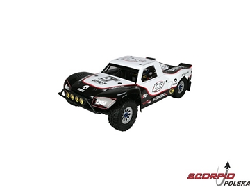 1/5 5IVE-T 4WD Off-Road Truck White Bind-N-Drive / LOSB0019WHTBD