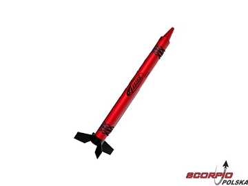 Estes - Color the syk Rocket Red RTF / RD-ES1102