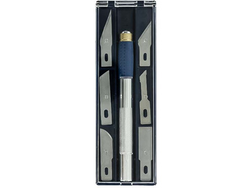 Modelcraft profesjonalny modelarski nóż duży, 6 ostrzy / SH-PKN4302/S