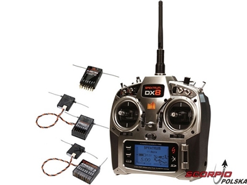 DX8 DSMX Spektrum Air - Heli AR8000,AR6210,AR6115E / SPM8800EUC