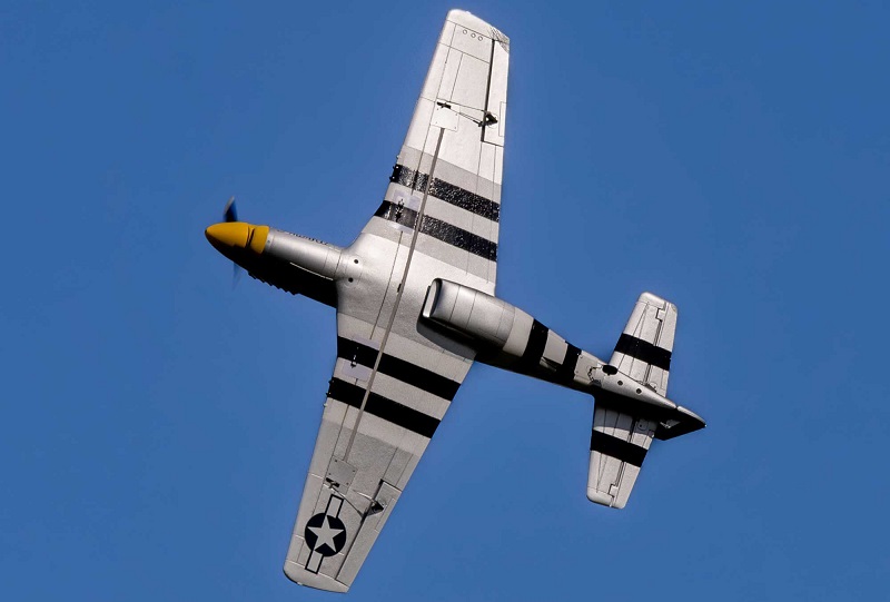 E-flite P-51D Mustang 1.0m AS3X+ SAFE Select BNF Basic