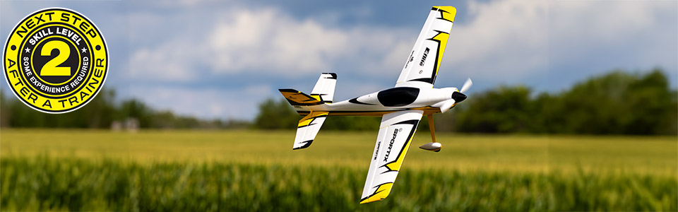 E-flite Sportix 1.1m AS3X+ SAFE Select BNF Basic