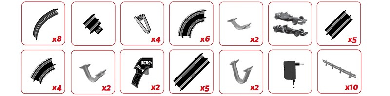 SCX Compact Formula Race to Win - zawartość zestawu
