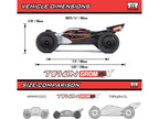 Arrma Typhon Grom 223S BLX 1:18 4WD Smart RTR Basic srebrny