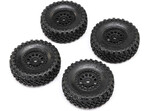 Axial opona Falken M/T, felga 1.0" Black Rhino Primm (4): SCX24