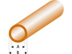 Raboesch profil ASA rurka przeźroczysta brązowa 2x3x330mm (5)