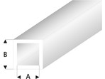 Raboesch profil ASA rurka kwadratowa przeźroczysta biała 2x3x330mm (5)