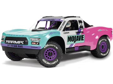 Arrma Mojave Grom 223S BLX 1:18 4WD Smart RTR turkusowy/różowy / ARA2304ST1