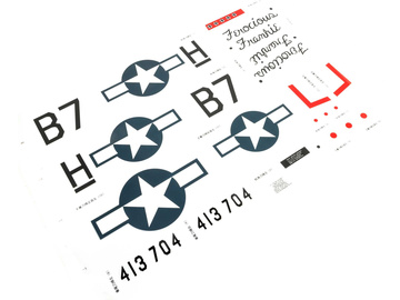 E-flite naklejki: P-51 1.0m / EFL-1740