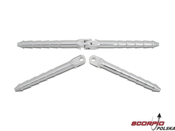 Zawias aluminiowy 6x98mm blokowany drutem (2) / GF-2179-023