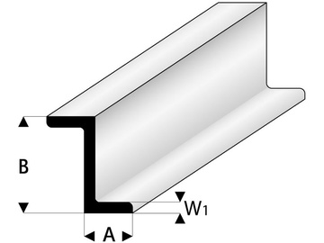 Raboesch profil ASA Z 4.5x9x1000mm / KR-rb418-56