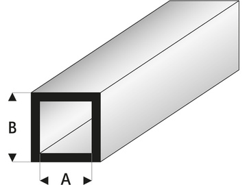 Raboesch profil ASA rurka kwadratowa 4x6x330mm (5) / KR-rb420-55-3