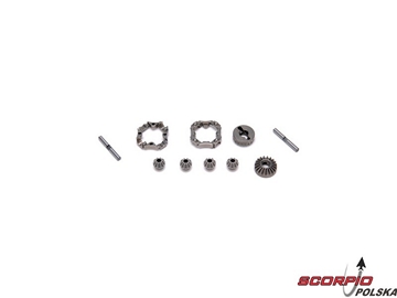 Gear and Shaft Set: SmartDiff / LOSA3604