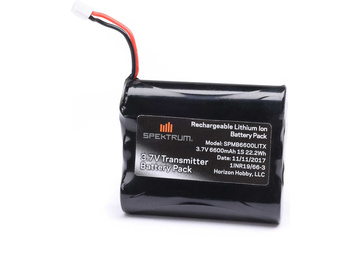 Spektrum akumulator nadajnika LiIon 3.7V 6600mAh XH-1S: NX6/NX8/NX10/iX12 / SPMB6600LITX